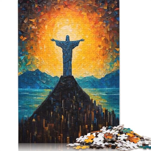 Rio Art Puzzle für Erwachsene, 1000 Teile, interessantes Puzzle zur Stressreduzierung für Frauen und Männer, 1000 Teile (75 x 50 cm) von GQmoney