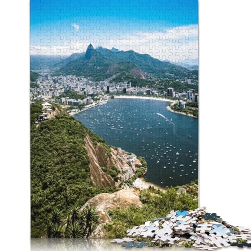 Rio De Janeiro Puzzle für Erwachsene, 520 Teile, kreative Spiele, Puzzle, Geschenke für Männer, für Frauen, Männer, 520 Teile (52 x 38 cm) von GQmoney