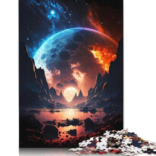 Rompecabezas de paisajes del Horizonte del Universo, 1000 piezas, Ideal Para Teenager, Regalo, rompecabezas de Madera Para adultos, rompecabezas Para diversión Familiar, 1000 Piezas (75 x 50 cm) von GQmoney