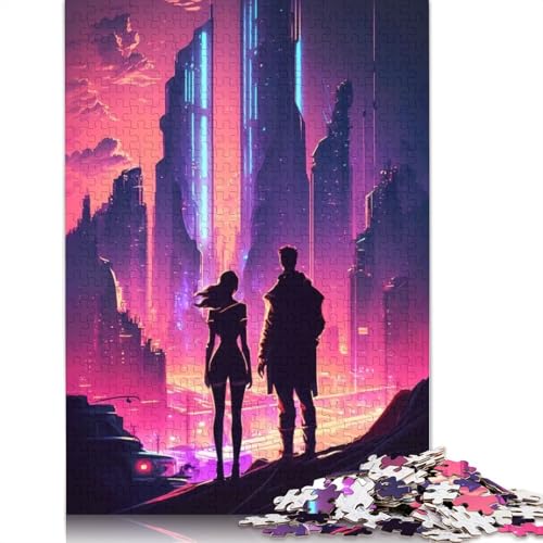 Rompecabezas von 1000 Piezas Pareja Reina en el Mundo Para Erwachsene und Jugendliche (75 x 50 cm) von GQmoney