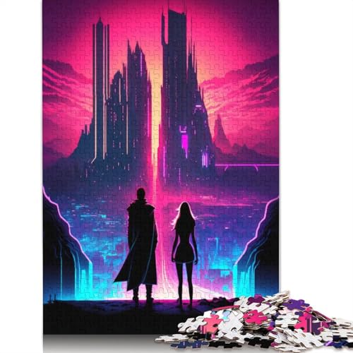 Rule The Future Together Puzzle, 520 Teile, Erwachsenen-Puzzle, Holzpuzzle, nachhaltiges Puzzle für Erwachsene, Spiele, 520 Teile (52 x 38 cm) von GQmoney