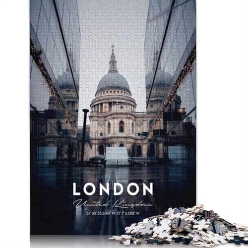 ST Pauls Puzzle für Erwachsene, Lernspiel, Puzzle-Geschenke für Kinder ab 12 Jahren, 1000 Teile (75 x 50 cm) von GQmoney