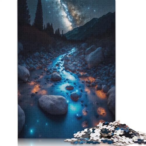 Shine on The Way Puzzles 1500 Teile für Teenager Geschenke Holzpuzzle Erwachsenenpuzzle Familienspaß Puzzles 1500 Stück (85x57cm) von GQmoney