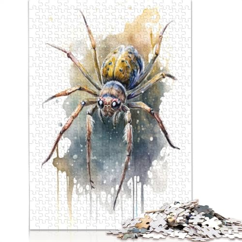 Spinnen-Puzzle für Erwachsene und Kinder, 520 Teile, tolles Geschenk, Herausforderungsspielzeug, Lernspiel, Heimdekoration, Geschenke, 520 Teile (52 x 38 cm) von GQmoney