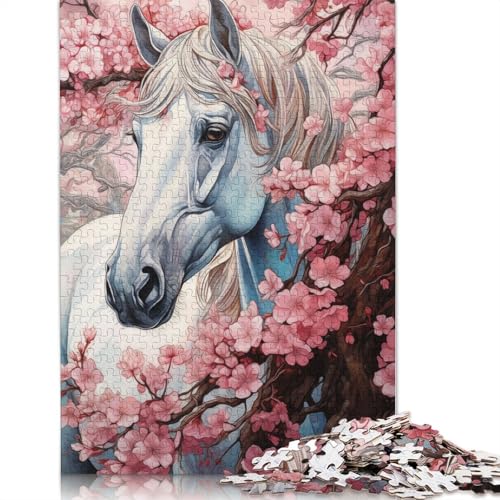 Stallion Strokes Puzzles für Erwachsene und Kinder. 1000 Teile. Tolle Geschenke. Herausforderungsspielzeug. Lernspiele. Heimdekorationsgeschenke. 1000 Teile (75 x 50 cm) von GQmoney