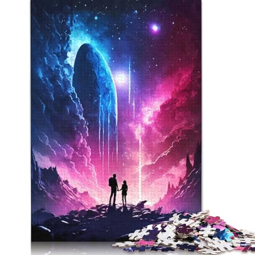 Stars Fall Traveler Puzzle für Erwachsene, Premium-Puzzle aus 100% recyceltem Brett, Problemlösungspuzzles für Erwachsene und Kinder, 1500 Teile (85 x 57 cm) von GQmoney