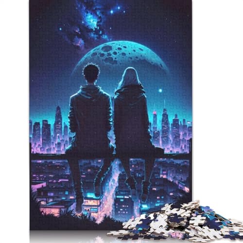 Stellar City Watch 1000 Teile für Erwachsene, schwierige Puzzles, Puzzles für Erwachsene, Lernspiel, Herausforderungsspielzeug, 1000 Teile (75 x 50 cm) von GQmoney
