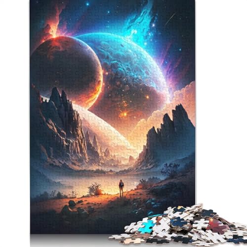 Stellar Reverie Explorer Puzzle für Erwachsene, 1000 Teile, DIY-Spiel, Puzzles für Erwachsene für Frauen, für Erwachsene Kinder, 1000 Teile (75 x 50 cm) von GQmoney