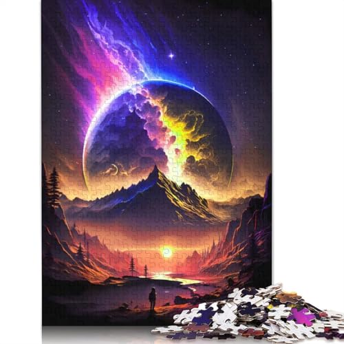 Stellar Voyage Puzzles, farbenfrohe und Coole Puzzles für Kinder ab 12 Jahren, 1000 Teile (75 x 50 cm) von GQmoney