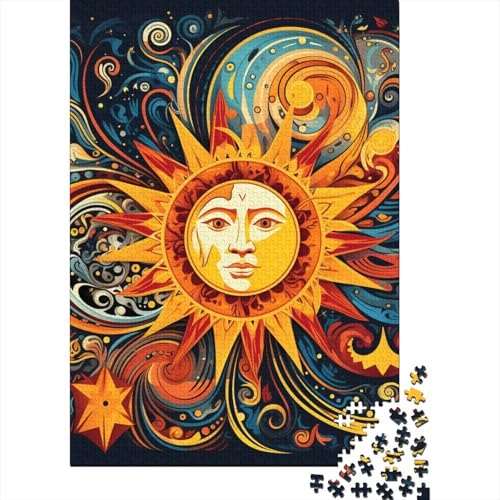 Sun Puzzle Creative Games Puzzle aus 100 % recyceltem Karton, für Erwachsene, 38 x 26 cm, 1000 Teile von GQmoney