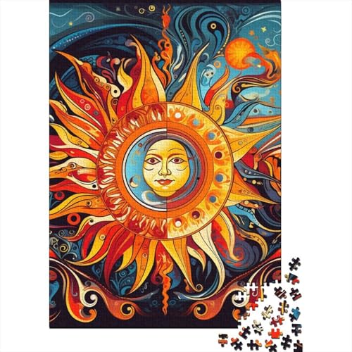 Sun Puzzle Creative Games Puzzle aus 100 % recyceltem Karton, für Erwachsene, 38 x 26 cm, 1000 Teile von GQmoney