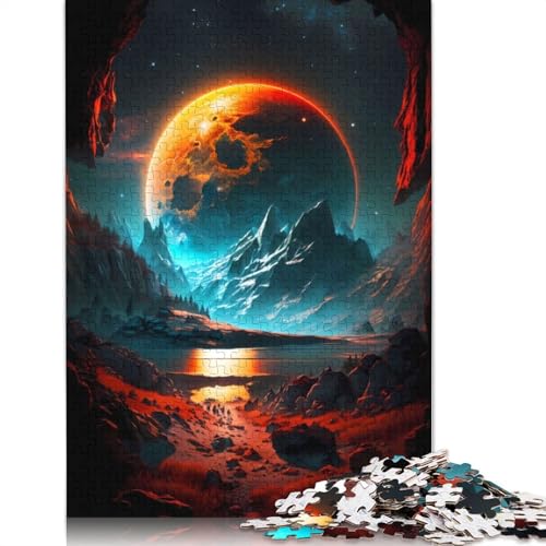 Sunset of Stellar Puzzle, 520 Teile, Entspannungs-Herausforderungsspielzeug, schwierige Puzzles für Frauen und Männer, 520 Teile (52 x 38 cm) von GQmoney