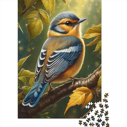 Tierkunst-Vogel-Puzzle, 100% recyceltes Kartonpapier, rechteckiges Puzzle für Erwachsene und Kinder, 1000 Teile (38 x 26 cm) von GQmoney
