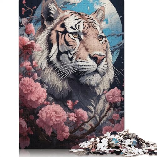Tigris Puzzle für Erwachsene und Kinder, 1500 Teile, unmögliche Herausforderung, Spielzeug, Lernspiel, Heimdekoration, Geschenke, 1500 Teile (85 x 57 cm) von GQmoney