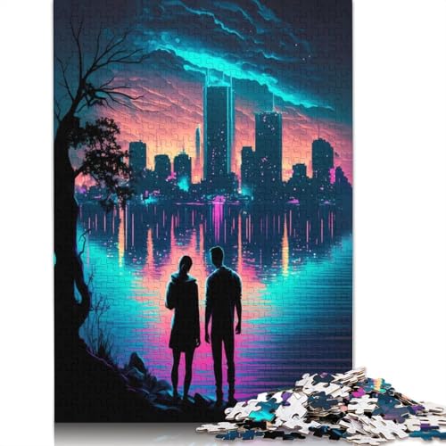 Traumlandschaft, Romantik, Fantasie-Puzzle für Erwachsene, kreative Spiele, Puzzle, Geschenk für Jungen oder Mädchen, 1000 Teile (75 x 50 cm) von GQmoney