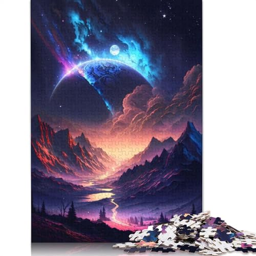 Twilight of Universe Puzzles für Erwachsene, Spielzeug, Lernspiel, schwierige Puzzles für Kinder ab 12 Jahren, 520 Teile (52 x 38 cm) von GQmoney