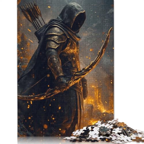 Undead Archer Puzzles 520 Teile für Teenager Geschenke Holzpuzzle für Erwachsene und Teenager ab 12 Jahren 520pcs (52x38cm) von GQmoney