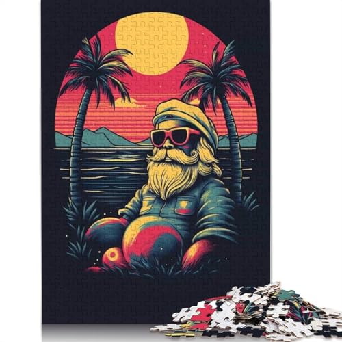 Weihnachtsmann-Puzzle, 1000 Teile, für Erwachsene und Jugendliche ab 12 Jahren, 1000 Teile (75 x 50 cm) von GQmoney