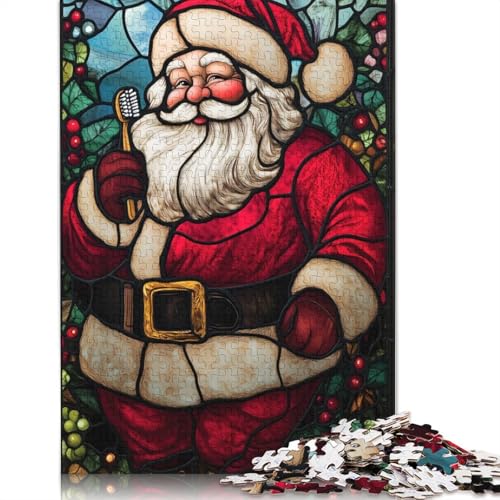 Weihnachtsposter, grün, 1000 Teile, Puzzle für Teenager, Geschenke, Papierpuzzle, Puzzle für Erwachsene, Lernspiele für Zuhause, DIY-Spielzeug, 1000 Teile (38 x 26 cm) von GQmoney