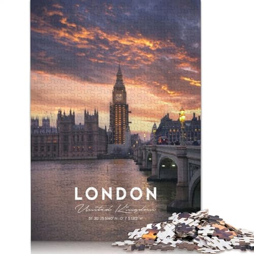 Westminster 1000 Puzzles für Erwachsene, Stressabbau, Puzzlespiele für Erwachsene, für Erwachsene und Kinder, 1000 Teile (75 x 50 cm) von GQmoney