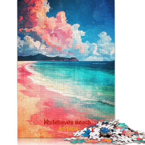 Whiteheaven Kunstposter, Puzzlespielzeug für Erwachsene, Lernspiel, Puzzlespiele für Erwachsene für Frauen und Männer, 1000 Teile (75 x 50 cm) von GQmoney