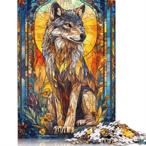 Wolf-Puzzles für Erwachsene und Kinder, 520 Teile, unmögliche Herausforderung, Spielzeug, Lernspiel, Heimdekoration, Geschenke, 520 Teile (52 x 38 cm) von GQmoney