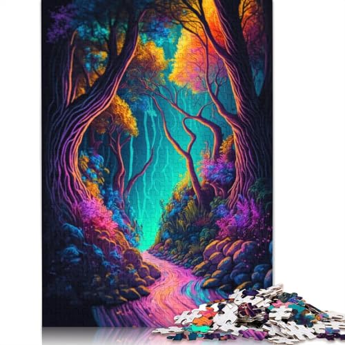 Zauberwald-Puzzle für Erwachsene und Jugendliche, 520 Teile, Puzzle für Erwachsene, Lernspiel, Herausforderungsspielzeug, 520 Teile (52 x 38 cm) von GQmoney