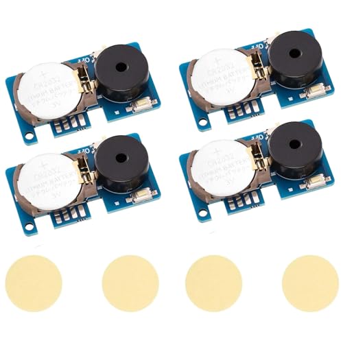 Cricket-Geräuschmacher, 4 Stück, Kricketgeräuschmacher, Streich, mit 16 Geräuschen, Cricketgeräusch-Pieping-Gerät für Zuhause, Party, Schule, Auto (blau) von GQunit