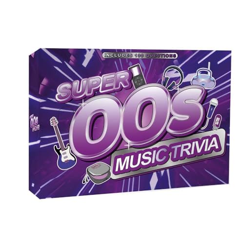 Gift Republic, Super 00s Musik Trivia Karten, 100 Fragekarten, lustiges Quizspiel für 2000er Musikliebhaber, kompakt und tragbar, ideal für Partys, Spielabende und Geschenke, ab 12 Jahren Gift Republic, Super 00s Musik Trivia Karten, 100 Fragekarten, lustiges Quizspiel für 2000er Musikliebhaber, kompakt und tragbar, ideal für Partys, Spielabende und Geschenke, ab 12 Jahren von GR Gift Republic