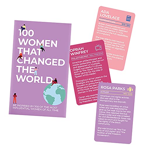 Gift Republic 100 inspirierende Karten mit Aufschrift Women That Changed The World von GR Gift Republic