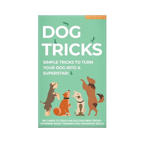 Gift Republic Hundetricks Kartenpaket - 100 Trainingskarten für Hunde und Welpen - Lustige Geschenkidee für Tierbesitzer - Einfache Gehorsamkeitstrainingstipps Gift Republic Hundetricks Kartenpaket - 100 Trainingskarten für Hunde und Welpen - Lustige Geschenkidee für Tierbesitzer - Einfache Gehorsamkeitstrainingstipps von GR Gift Republic