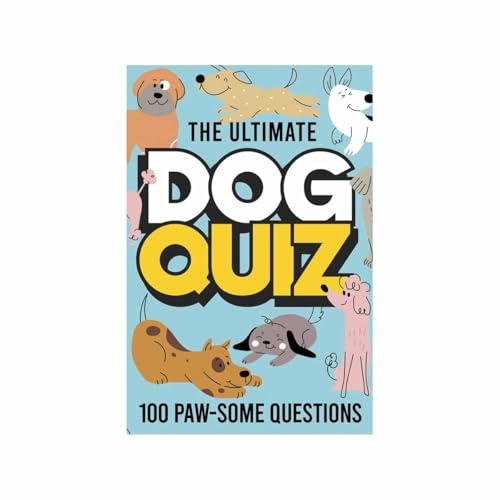 Gift Republic Ultimate Dog Quiz - 100 Quizfragen für Hundeliebhaber - Lustiges Familien-Kartenspiel für Haustierbesitzer - Tragbares Kartenpaket von GR Gift Republic