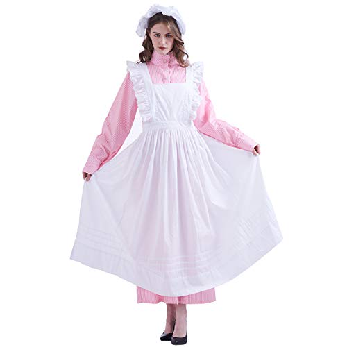 GRACEART Damen Pilgrim Kleid Viktorianisches Dienstmädchen-Kostüm von GRACEART