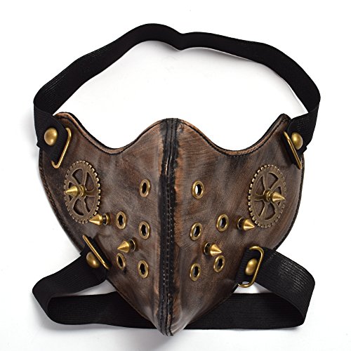 GRACEART Gotisch Steampunk Gang Maske Mode Unisex Cosplay Gesicht Maske von GRACEART