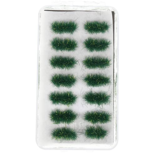 GRADENEVE 1 Box Graskorbmodell Statische Grasbüschel Simulation Grasbüschel Gefälschte Grasbüschel Miniatur Landschaftsdekor Grasbüschel Künstliches Grasbüschel Simuliertes Gras von GRADENEVE
