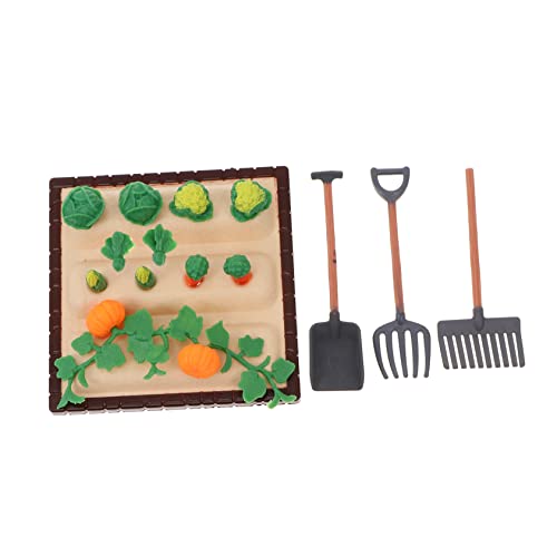 GRADENEVE 1 Satz Miniatur Farmwerkzeuge Set Teiliges Modell für Gemüsefeld Szene Realistische Mini Landschaft Dekoration für Puppenhaus und Garten GRADENEVE 1 Satz Miniatur Farmwerkzeuge Set Teiliges Modell für Gemüsefeld Szene Realistische Mini Landschaft Dekoration für Puppenhaus und Garten von GRADENEVE