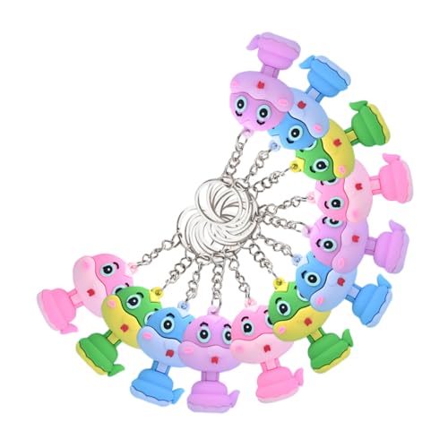 GRADENEVE 12 Stück Teiliges Schlüsselanhänger set mit Niedlichen Cartoon schlangen Bunter Schlüsselanhänger für Taschen und Schlüssel Vielseitiges Accessoire für Jahr der Schlange GRADENEVE 12 Stück Teiliges Schlüsselanhänger set mit Niedlichen Cartoon schlangen Bunter Schlüsselanhänger für Taschen und Schlüssel Vielseitiges Accessoire für Jahr der Schlange von GRADENEVE