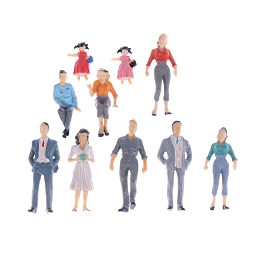 GRADENEVE 12Stücke Miniaturfiguren Verschiedenen Posen Farbige Modellfiguren für Layouts und Modelleisenbahnen zur Gestaltung Realistischer Szenen Kreativen GRADENEVE 12Stücke Miniaturfiguren Verschiedenen Posen Farbige Modellfiguren für Layouts und Modelleisenbahnen zur Gestaltung Realistischer Szenen Kreativen von GRADENEVE