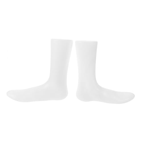 GRADENEVE 2 Stück Teiliges Kunststoff Fußmannequin für Socken und Schuhpräsentation Realistisch Geformt Formstabil Geeignet für Schaufenster Fotografie und Schuhgeschäfte Weibliche von GRADENEVE