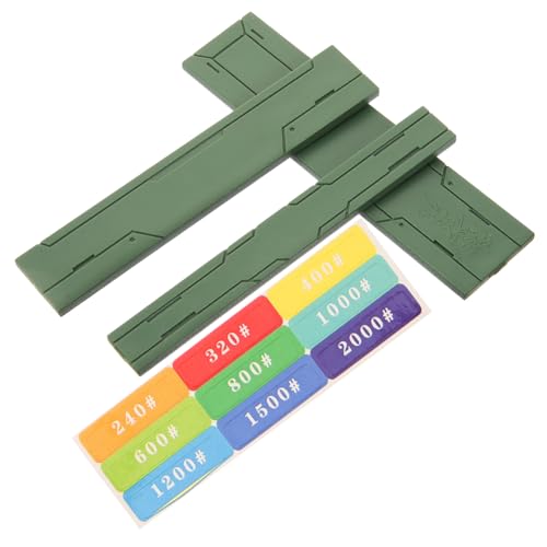 GRADENEVE 3St Modellschleifstab Sandkasten Maschine Schleifen Sandpapier Sandblock Modellpolierwerkzeuge Polierbrett für DIY-Versorgung Schleifbretter Acryl Dark Green GRADENEVE 3St Modellschleifstab Sandkasten Maschine Schleifen Sandpapier Sandblock Modellpolierwerkzeuge Polierbrett für DIY-Versorgung Schleifbretter Acryl Dark Green von GRADENEVE