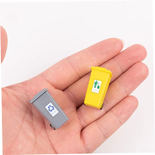 GRADENEVE 5 Stück Mini Mülleimer, Mülleimer Modell, Mini Schreibtisch Mülleimer, Kleines Puppenhaus Zubehör, Miniatur Mülleimer, Mini Mülleimer, Kleiner Mülleimer, Miniatur Mülleimer, von GRADENEVE