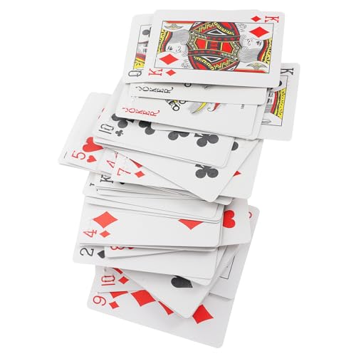 GRADENEVE Braille Spielkarten Großdruck für Sehbehinderte Identifikation Ergonomisch Vielseitig Einsetzbar für Kartenspiele Komfortabel zu Halten Geeignet für Blinde Erwachsene GRADENEVE Braille Spielkarten Großdruck für Sehbehinderte Identifikation Ergonomisch Vielseitig Einsetzbar für Kartenspiele Komfortabel zu Halten Geeignet für Blinde Erwachsene von GRADENEVE