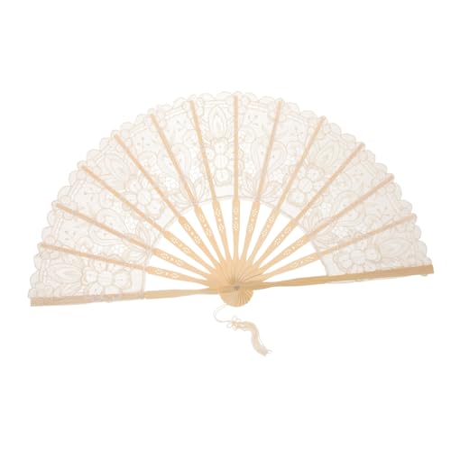 GRADENEVE Handfächer mit Spitze und Besticktem Bambus Faltbarer Handgehaltener Spitzenfächer Leichter Dekorativer Sommerfächer für Hochzeit Tanz Party und Geschenk GRADENEVE Handfächer mit Spitze und Besticktem Bambus Faltbarer Handgehaltener Spitzenfächer Leichter Dekorativer Sommerfächer für Hochzeit Tanz Party und Geschenk von GRADENEVE