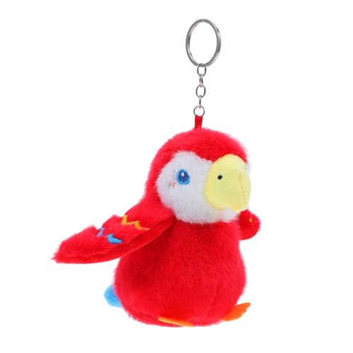 GRADENEVE Kuscheliger Papagei Schlüsselanhänger Plüschtier Tieranhänger Leicht und Tragbar Niedlich für Tasche und Schlüssel für Vogelliebhaber GRADENEVE Kuscheliger Papagei Schlüsselanhänger Plüschtier Tieranhänger Leicht und Tragbar Niedlich für Tasche und Schlüssel für Vogelliebhaber von GRADENEVE