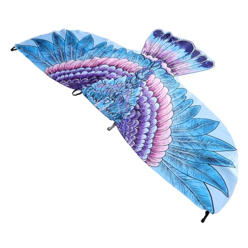 GRADENEVE Leichter Bequemer Adlerschwingen Umhang für Erwachsene Farbenfroher Vogel Flügel Cape für Halloween Karneval Cosplay und Themenpartys Vielseitiges Kostümzubehör von GRADENEVE