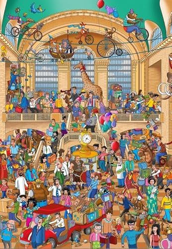 GRAFIKA - Grand Central - Puzzle 1000 Pièces - Cohue Loufoque à la Gare de New York - Puzzle Adulte - Fabriqué en France GRAFIKA - Grand Central - Puzzle 1000 Pièces - Cohue Loufoque à la Gare de New York - Puzzle Adulte - Fabriqué en France von GRAFIKA