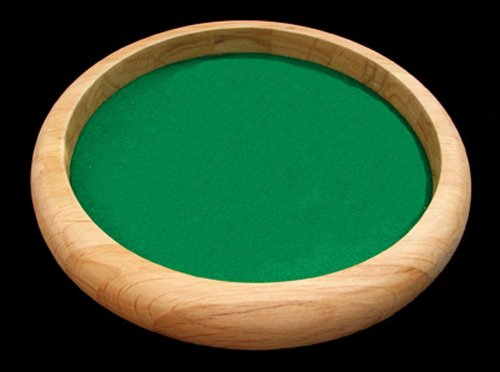 Würfeltablett aus Holz, 29 cm Durchmesser von GRAHAM'S GAMES