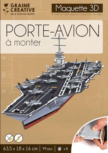 Graine Créative Modell zum Selberbauen Flugzeugträger Graine Créative Modell zum Selberbauen Flugzeugträger von GRAINE CREATIVE