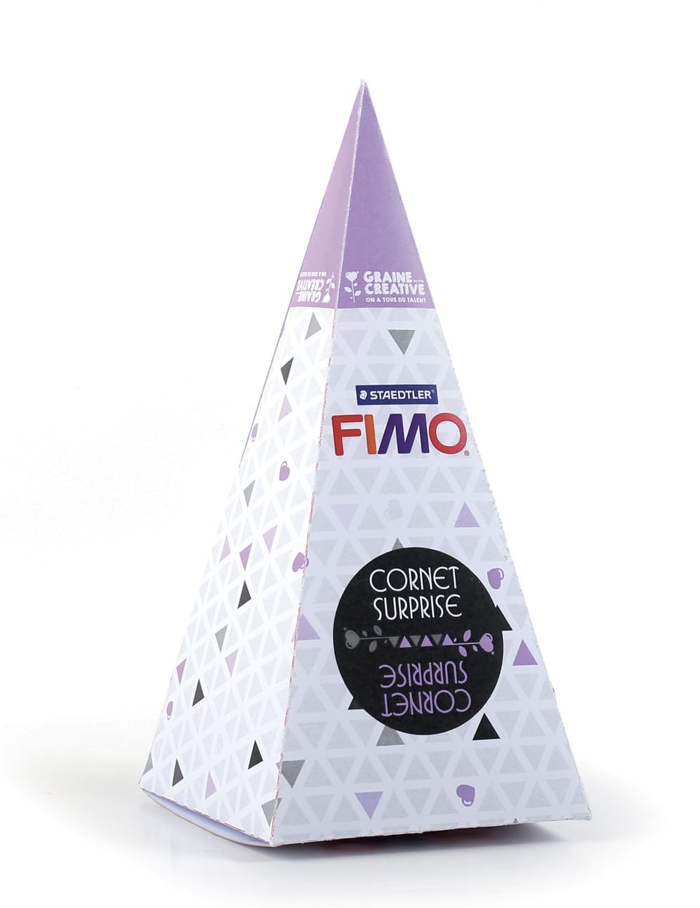 Fimo Knete-Set Überraschungstüte Mond Violett 17 x 7 cm von GRAINES CREATIVES