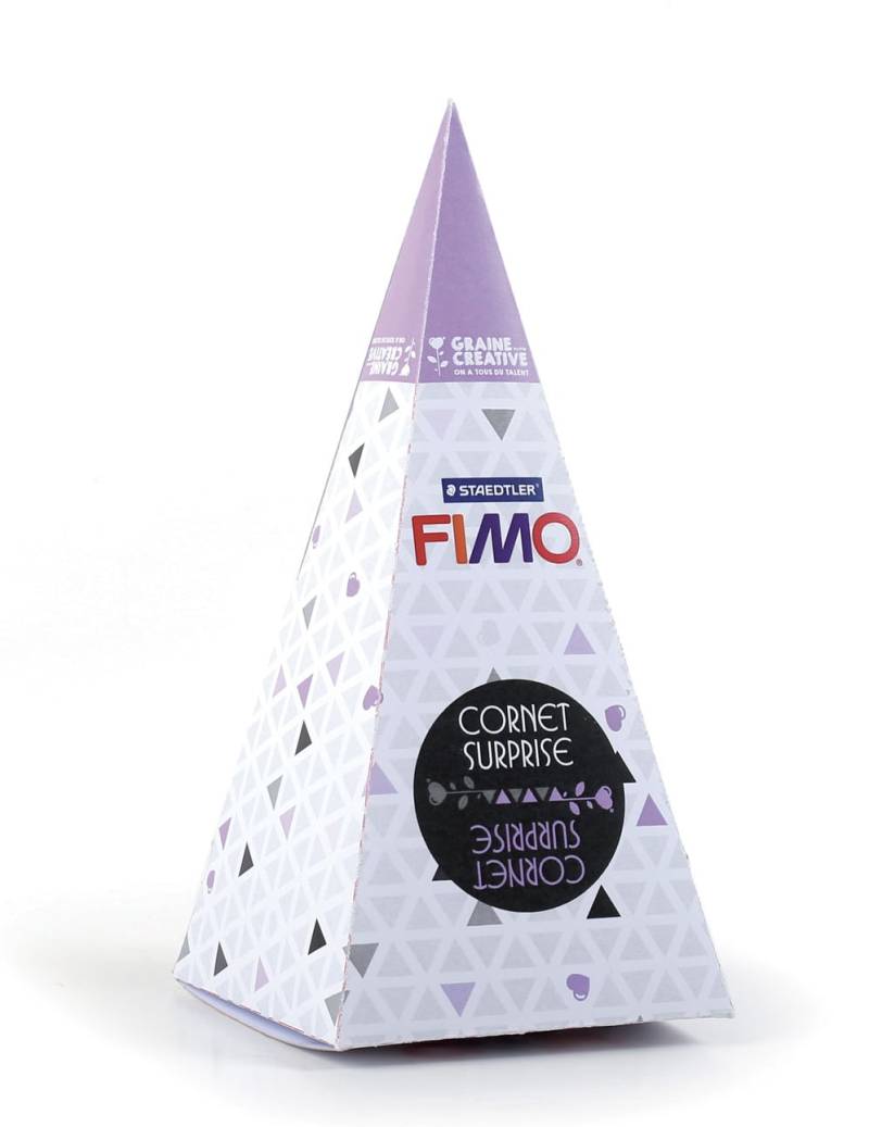 Fimo Knete-Set Überraschungstüte Mond Violett 17 x 7 cm von GRAINES CREATIVES